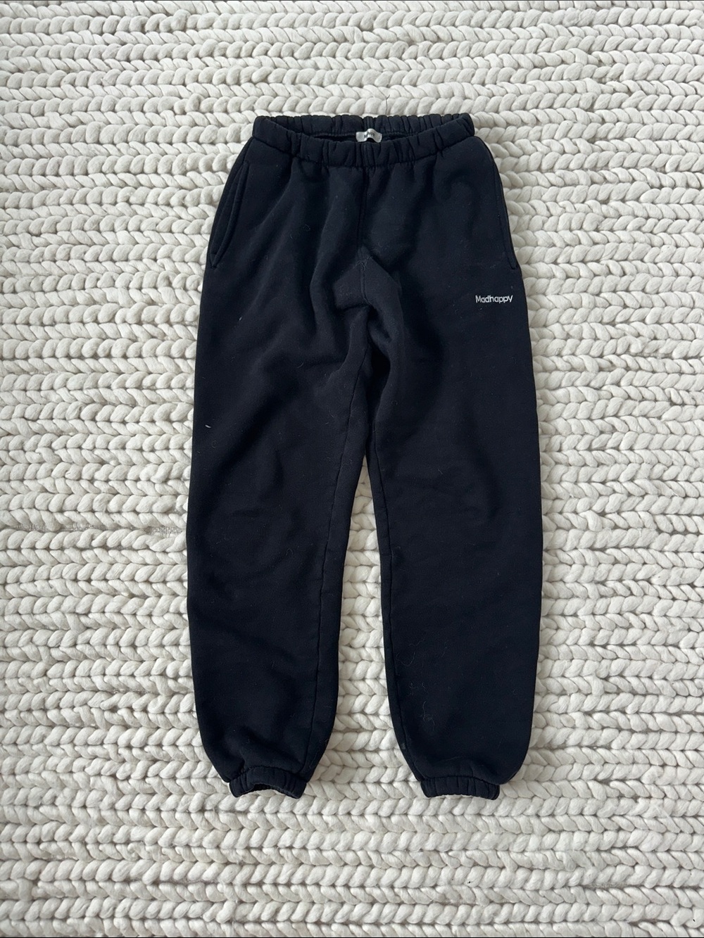 Madhappy Classics Fleece Sweatpants Black